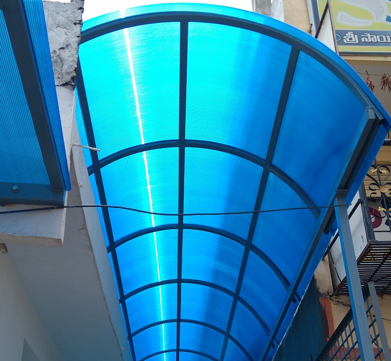 Manufacturer, Exporter, Importer, Supplier, Wholesaler, Retailer, Trader of Polycarbonate Canopy in Hyderabad, Telangana, India.